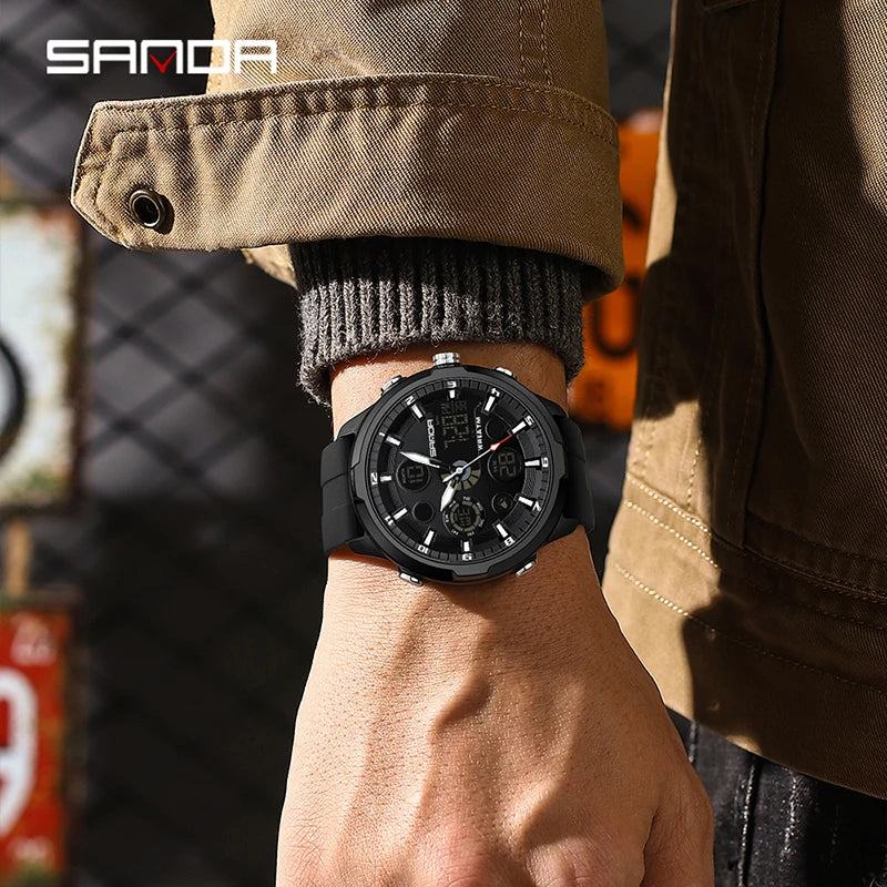 RBB Men’s Military Digital Sports Watch – 50M Waterproof Quartz Timepiece