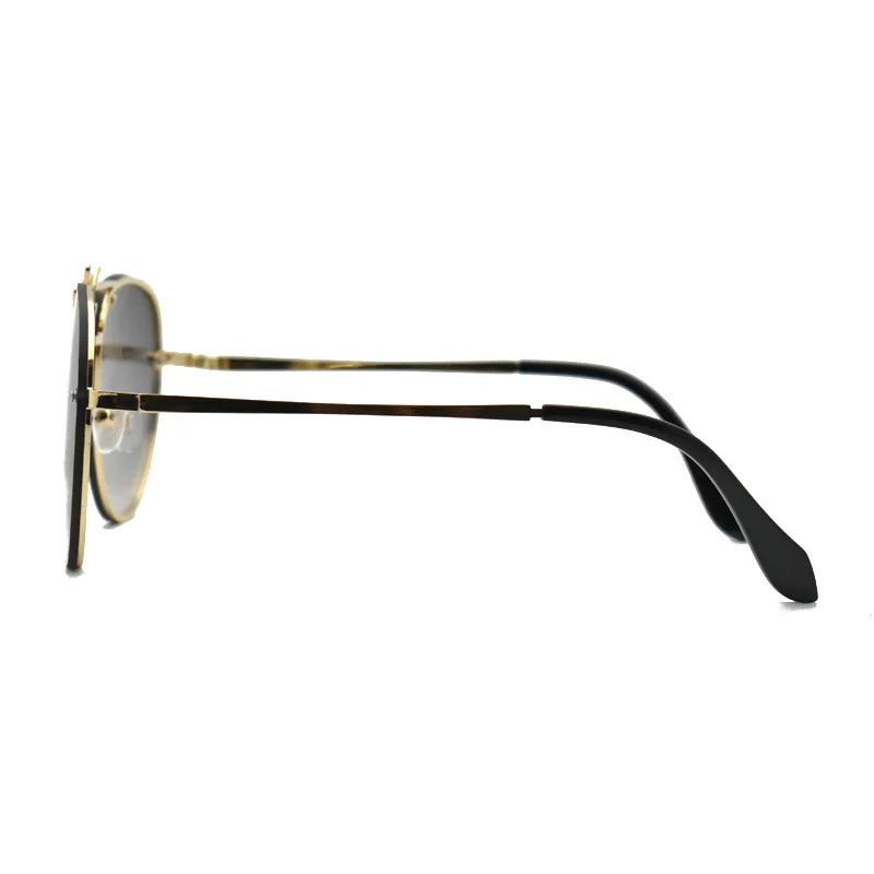 RBB Luxury Classic Bee Vintage Pilot Sunglasses — Stylish retro design with gradient, anti-reflective lenses. Unisex and UV400 protected for everyday wear.