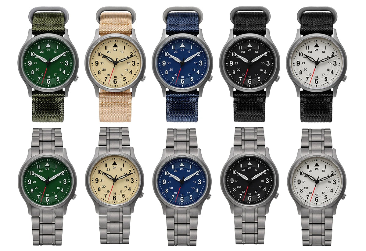 RBB Titanium Field Watch – Quartz, Sapphire, BGW9 Lume, 5ATM