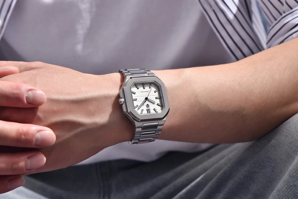 RBB DESIGN 2025 Men's Luxury Quartz Watch – Sapphire Crystal, Waterproof, Stainless Steel