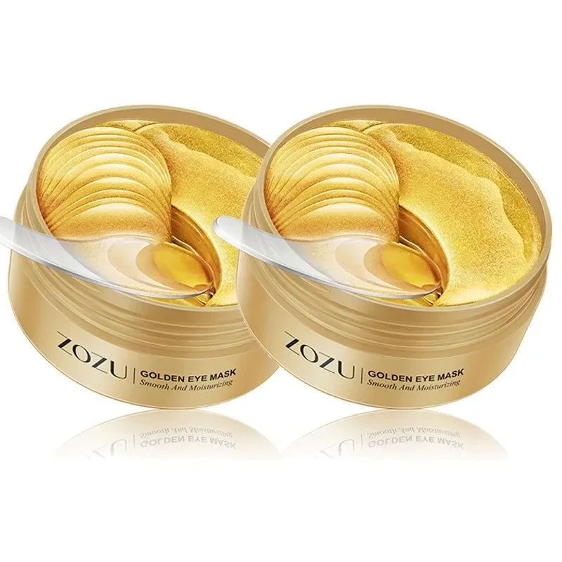 60/120PCS Avocado Gold Eye Masks – Anti-Wrinkle, Moisturizing & Dark Circle Treatment