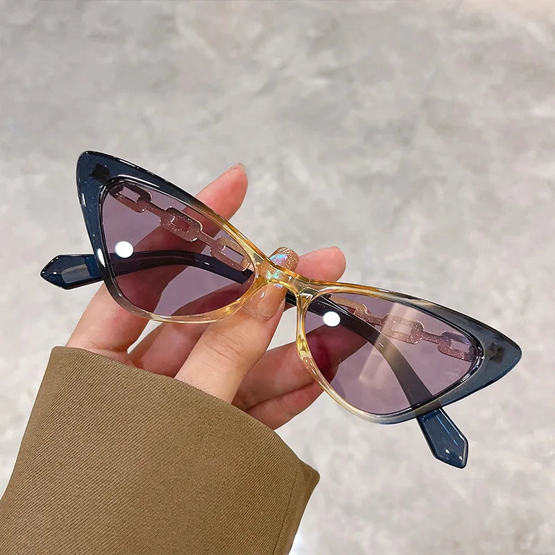 RBB Classic Cat Eye Sunglasses – Vintage Small Frame Designer Shades for Women
