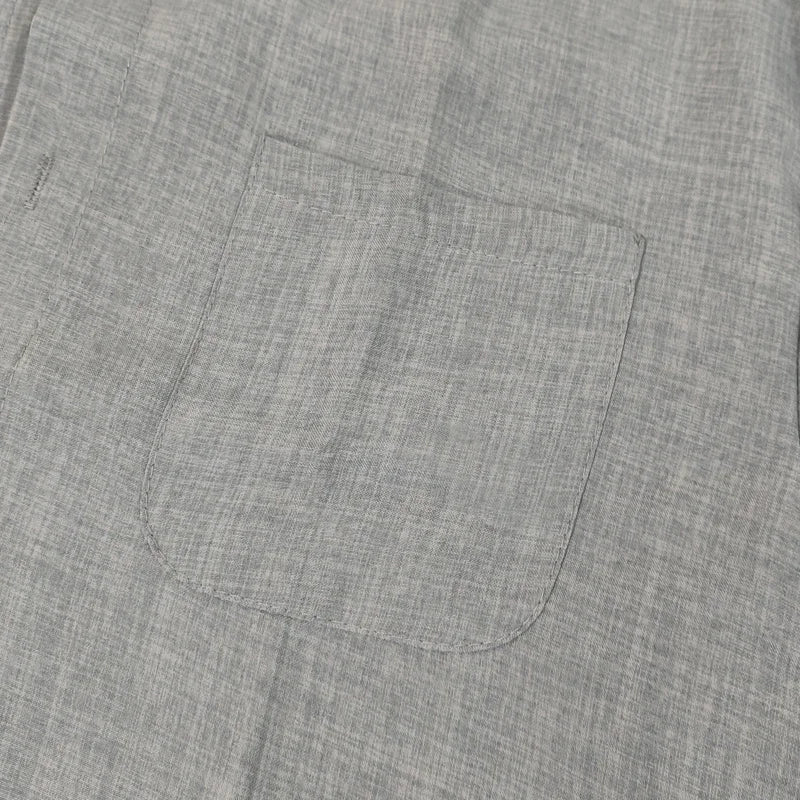 RBB Men’s Summer Cotton Linen Shirt – Short Sleeves, Turn-Down Collar, Casual Beach Style