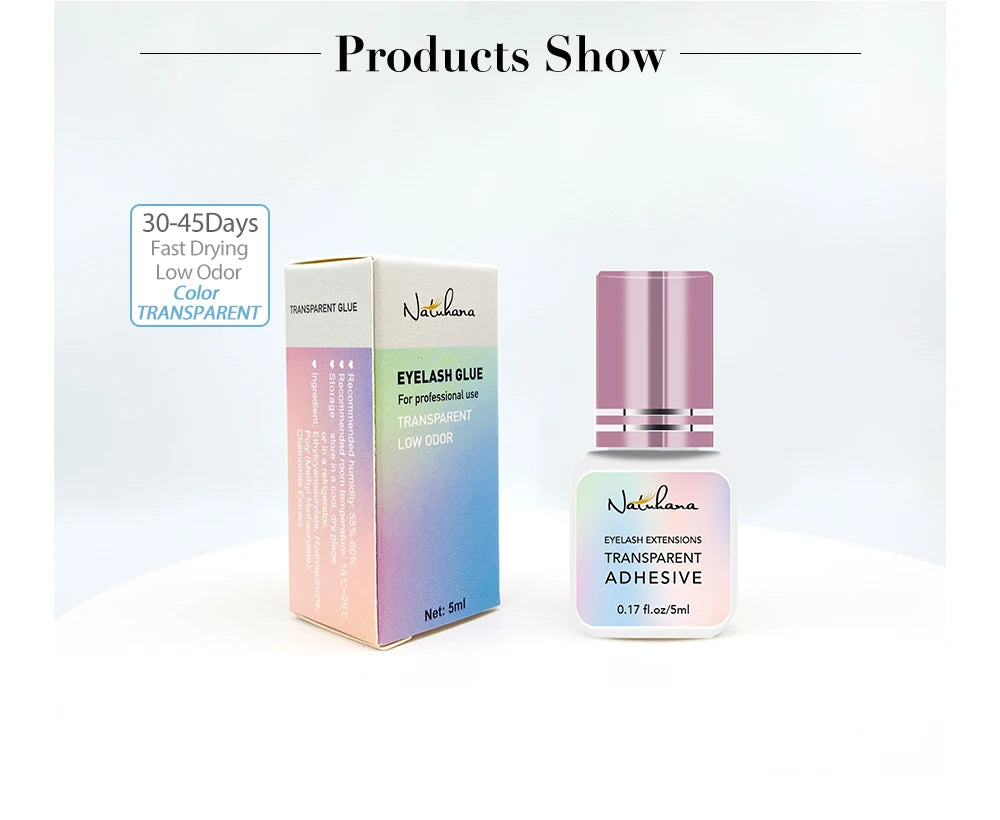 5ml Professional Eyelash Extension Glue – Fast-Drying (0.3s–3s), Strong Hold Adhesive