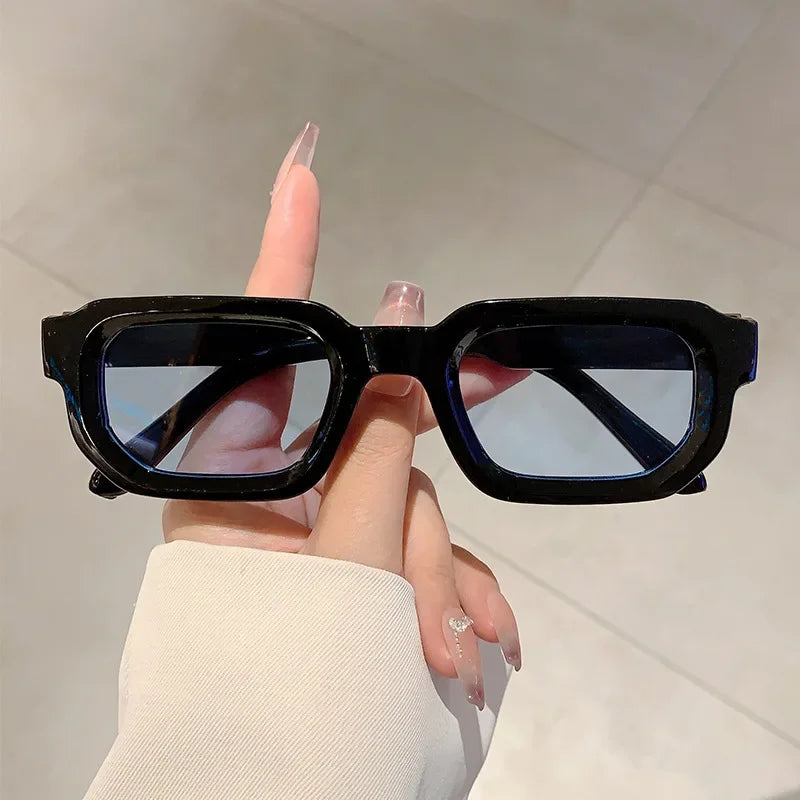 RBB Vintage Rectangle Sunglasses – Unisex Retro Luxury UV400 Fashion Eyewear
