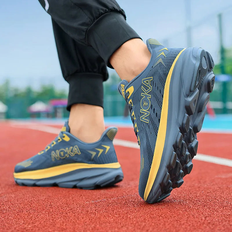 New Casual Marathon Sneakers – Men’s Breathable Lightweight Air Cushion Running Shoes