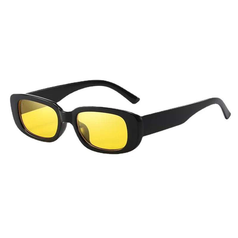 RBB Vintage Oval Sunglasses – UV400 Small Rectangle Ellipse Eyewear for Women