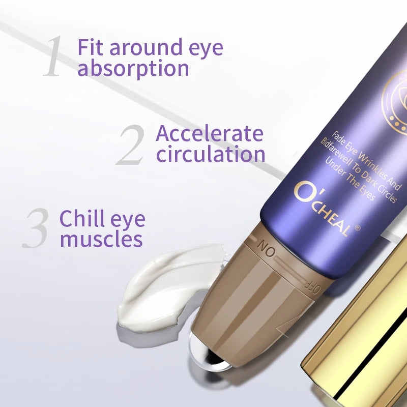 Anti-Wrinkle Eye Cream with Roller Ball – Hydrating Hyaluronic Acid Serum for Fine Lines & Puffiness