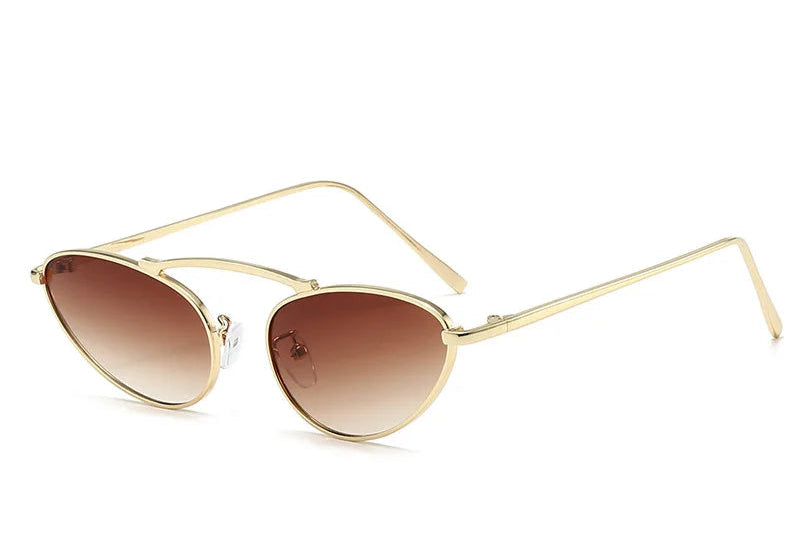 RBB 2025 Trendy Small Vintage Cat Eye Sunglasses – Unisex UV400