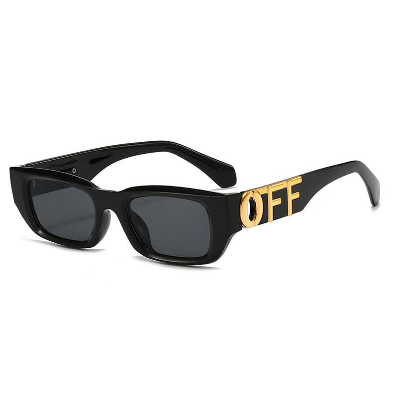RBB Small Rectangle Sunglasses – Vintage Square UV400 Travel Shades for Men & Women