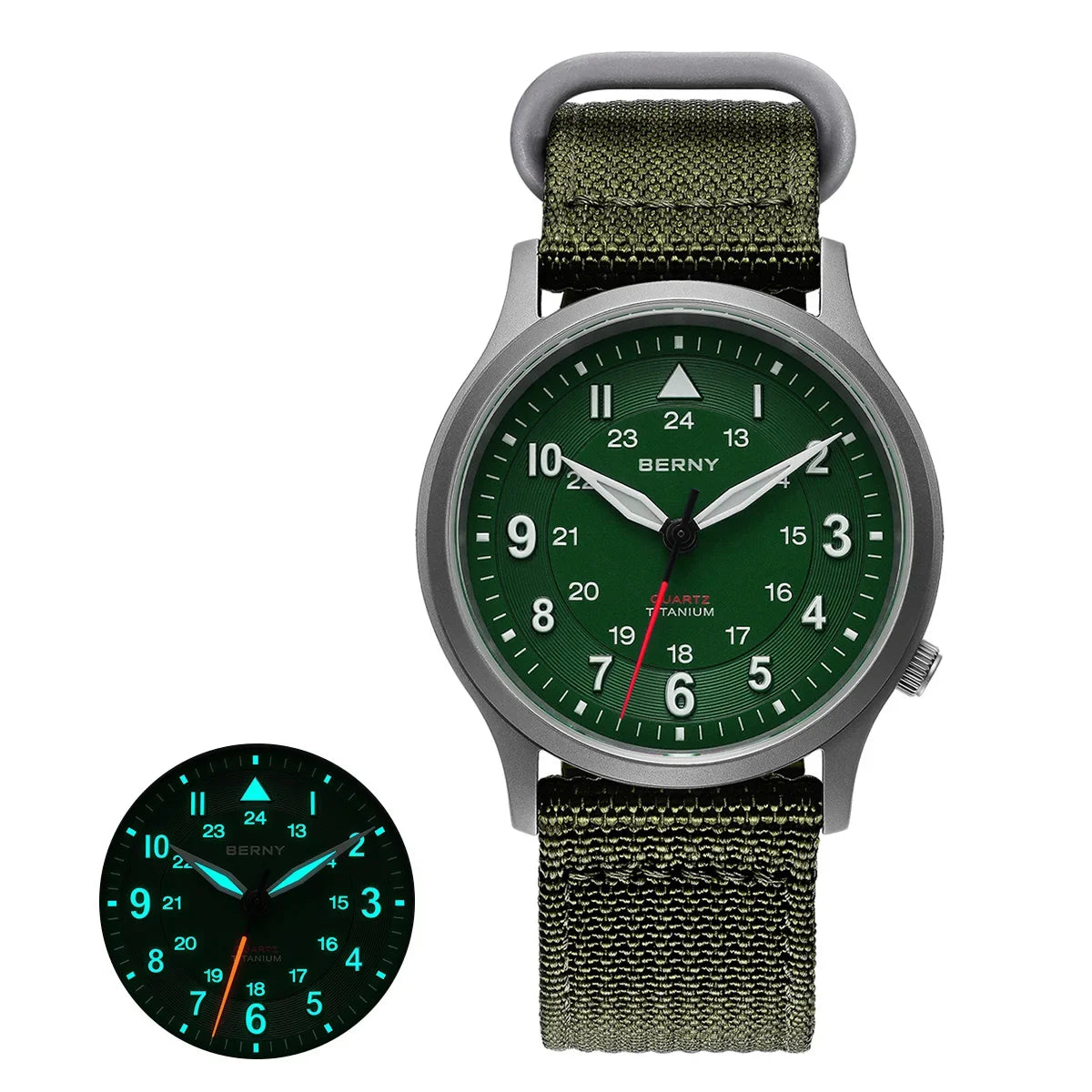 RBB Titanium Field Watch – Quartz, Sapphire, BGW9 Lume, 5ATM