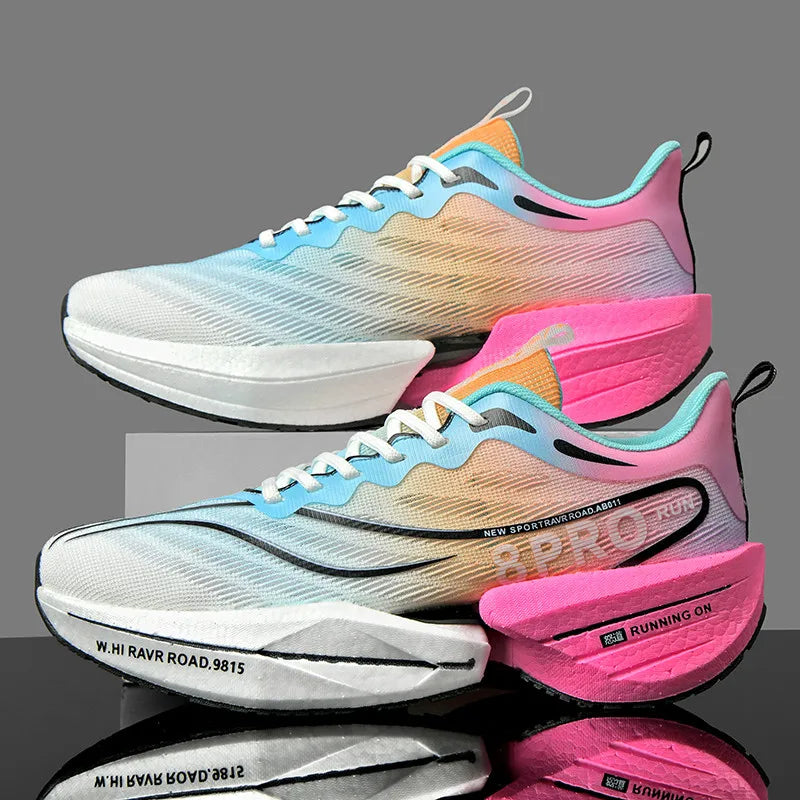 Men's Carbon Plate Running Shoes | Lightweight, Cushioned, Non-Slip