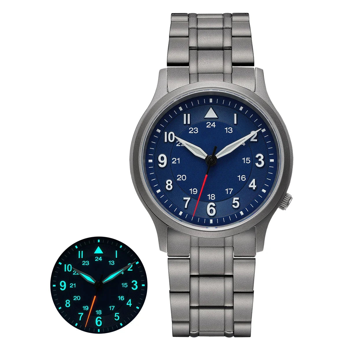 RBB Titanium Field Watch – Quartz, Sapphire, BGW9 Lume, 5ATM