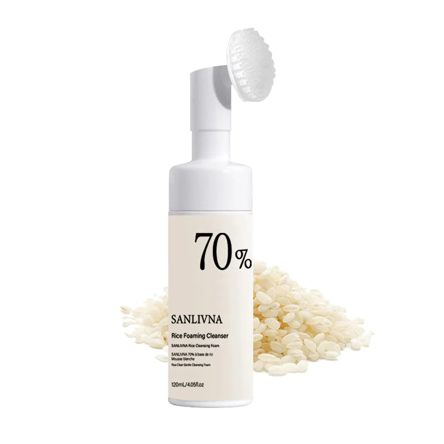 Rice Extract Skincare Set – Toner, Niacinamide Serum & Cleansing Foam
