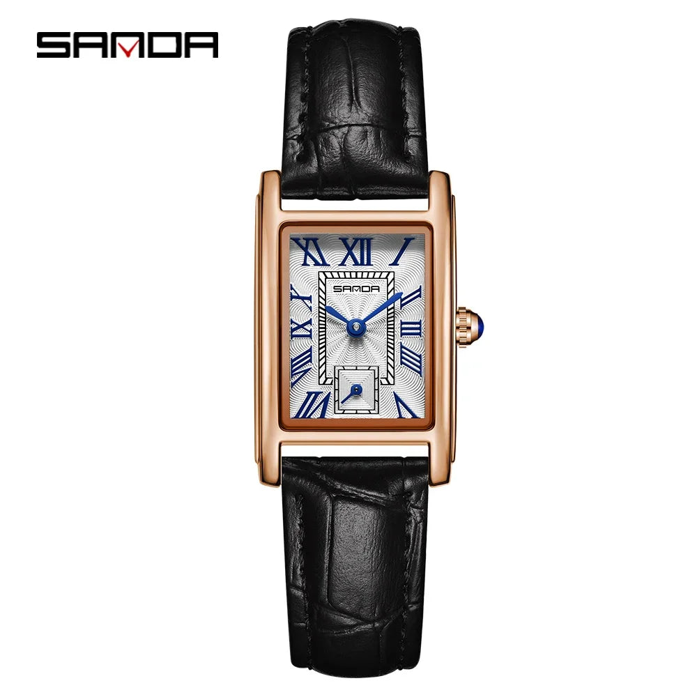 RBB 1116 Women's Fashion Quartz Watch – Luxury Leather or Steel Strap Dress Wristwatch