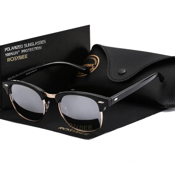 RBB UV400 Polarized Retro Sunglasses – Unisex Classic Driving Shades
