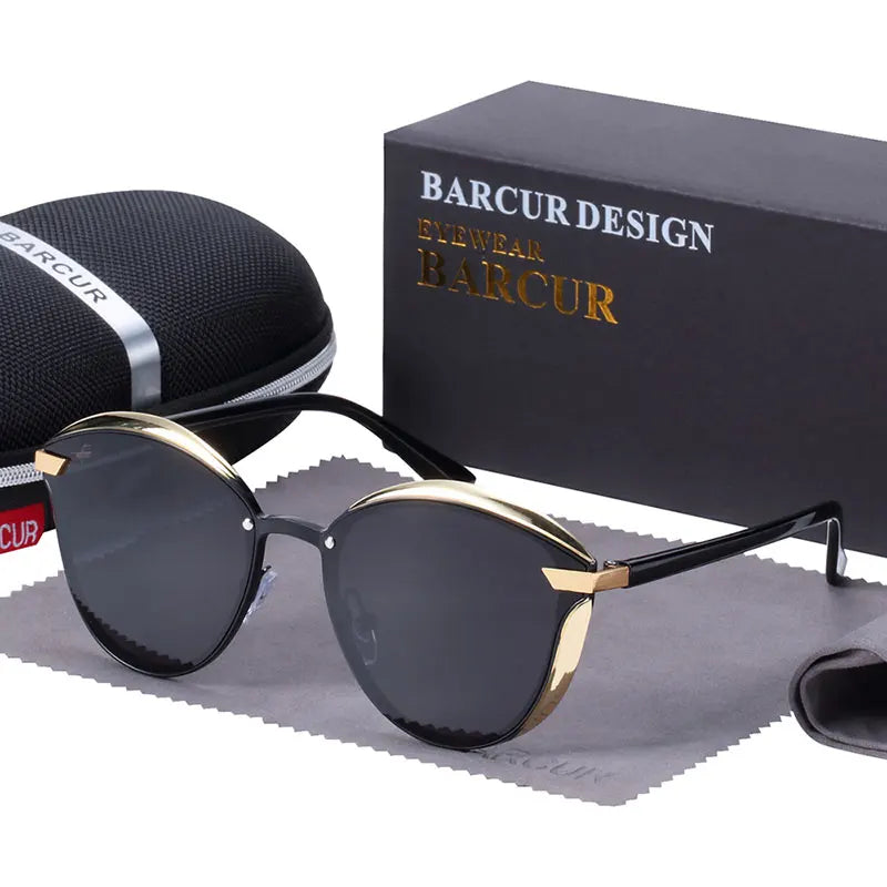 RBB Women’s Polarized Sunglasses – Fashion Round Sun Glasses