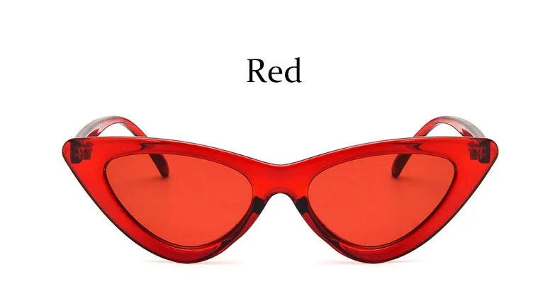 RBB Women’s Cat Eye Vintage Sunglasses – UV400 Small Triangle Leopard Frame
