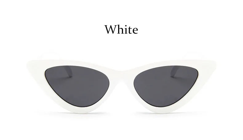 RBB Women’s Cat Eye Vintage Sunglasses – UV400 Small Triangle Leopard Frame