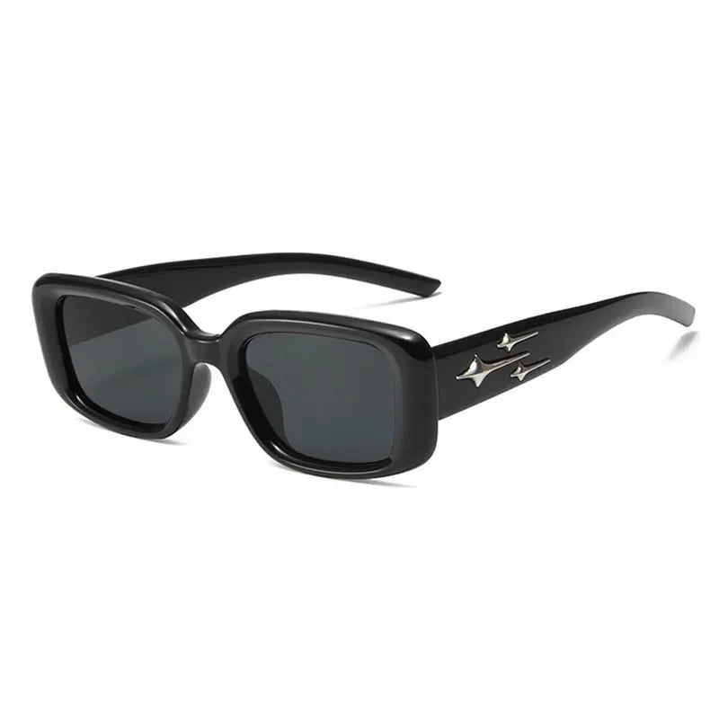RBB Retro Y2K Small Square Cat Eye Sunglasses – Fashion Colorful Mirror Goggles for Women & Men | Sports & Punk Style