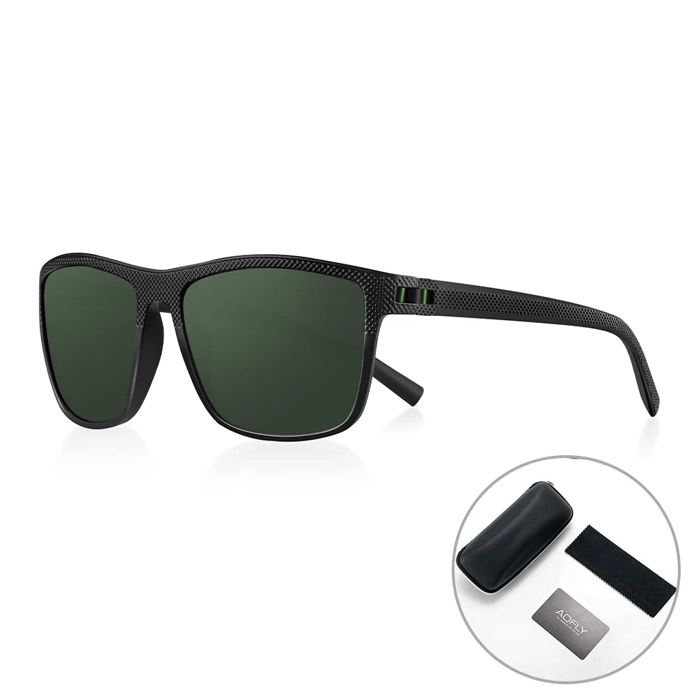 RBB Polarized Sunglasses – UV400 Square Frame for Men & Women | Lightweight & Stylish for Driving, Golf & Fishing