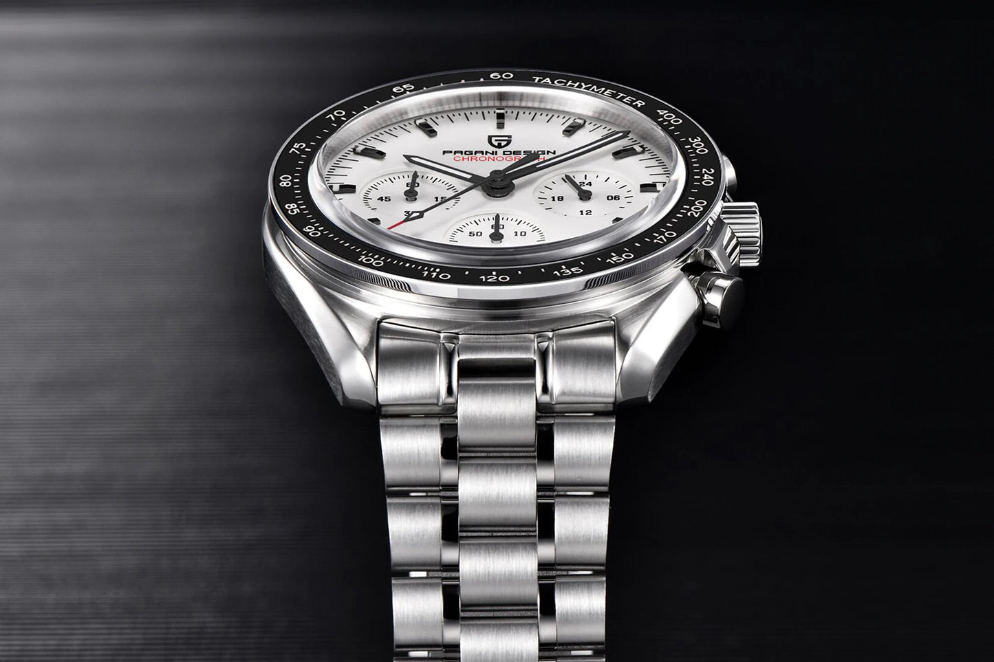 RBB PD-1701 V5 Men’s Chronograph Watch – 2024 Luxury Quartz Sports Timepiece with AR Sapphire Glass & 100M Water Resistance
