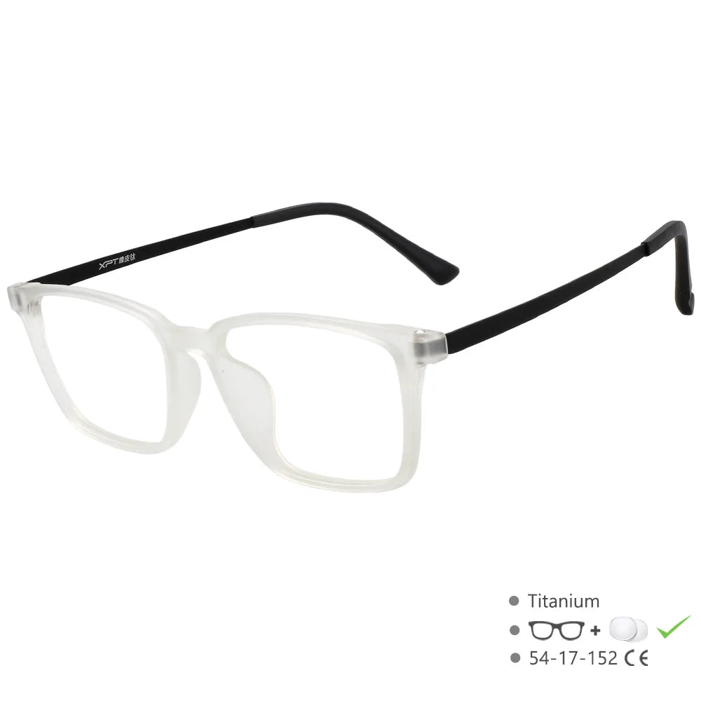 RBB Men's Titanium Optical Glasses – Ultra-Light Frame, Flexible Temples, Custom Prescription Ready