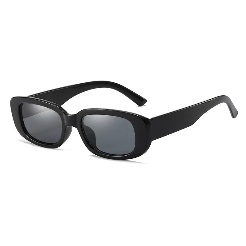 RBB Vintage Oval Sunglasses – UV400 Small Rectangle Ellipse Eyewear for Women