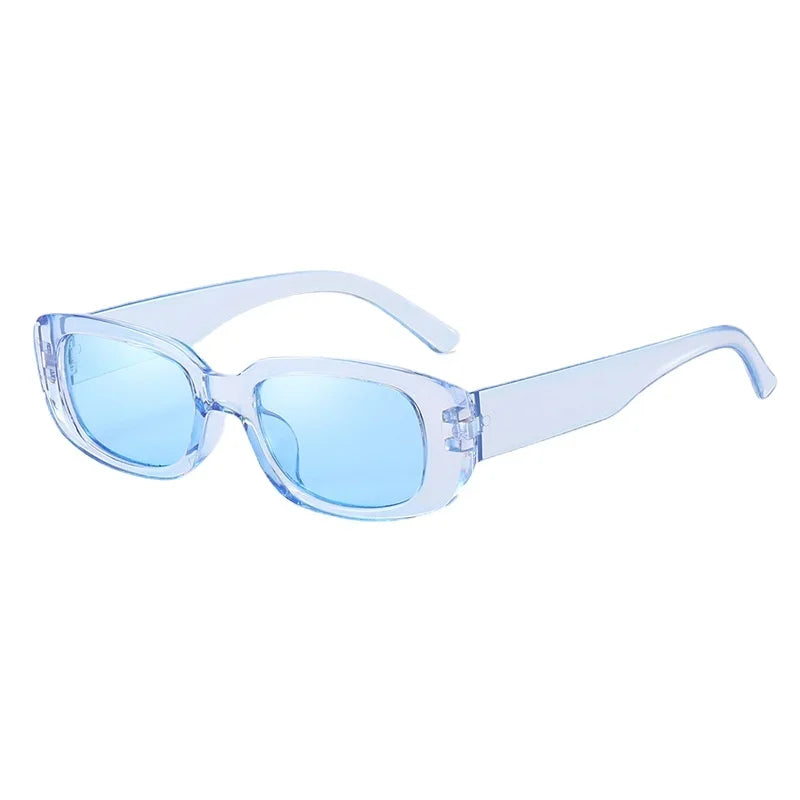 RBB Vintage Oval Sunglasses – UV400 Small Rectangle Ellipse Eyewear for Women