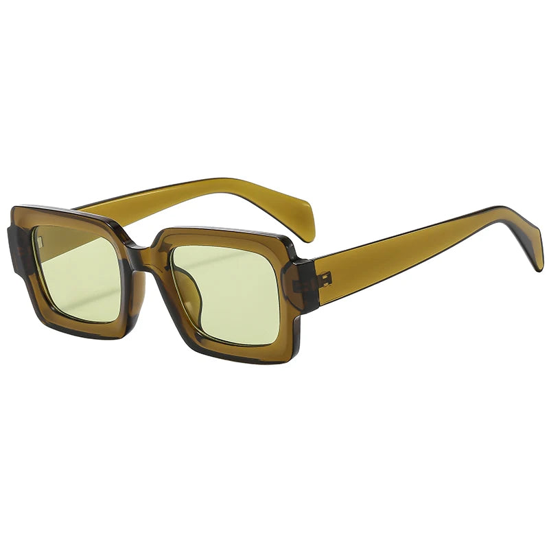 RBB Punk Square Sunglasses – Anti Blue Light UV400 Outdoor Sun Glasses for Men & Women
