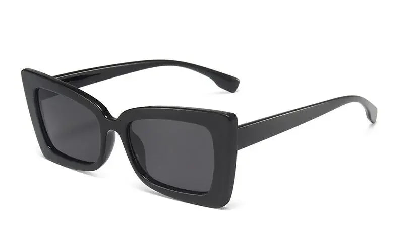 RBB Retro Square Sunglasses – Oversized Gradient Rectangle Lenses, Women’s Luxury Vintage Shades (2025 Trend)