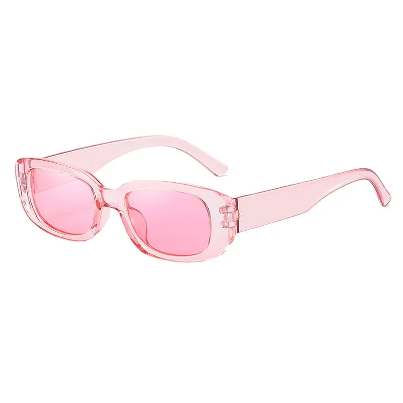 RBB Vintage Oval Sunglasses – UV400 Small Rectangle Ellipse Eyewear for Women