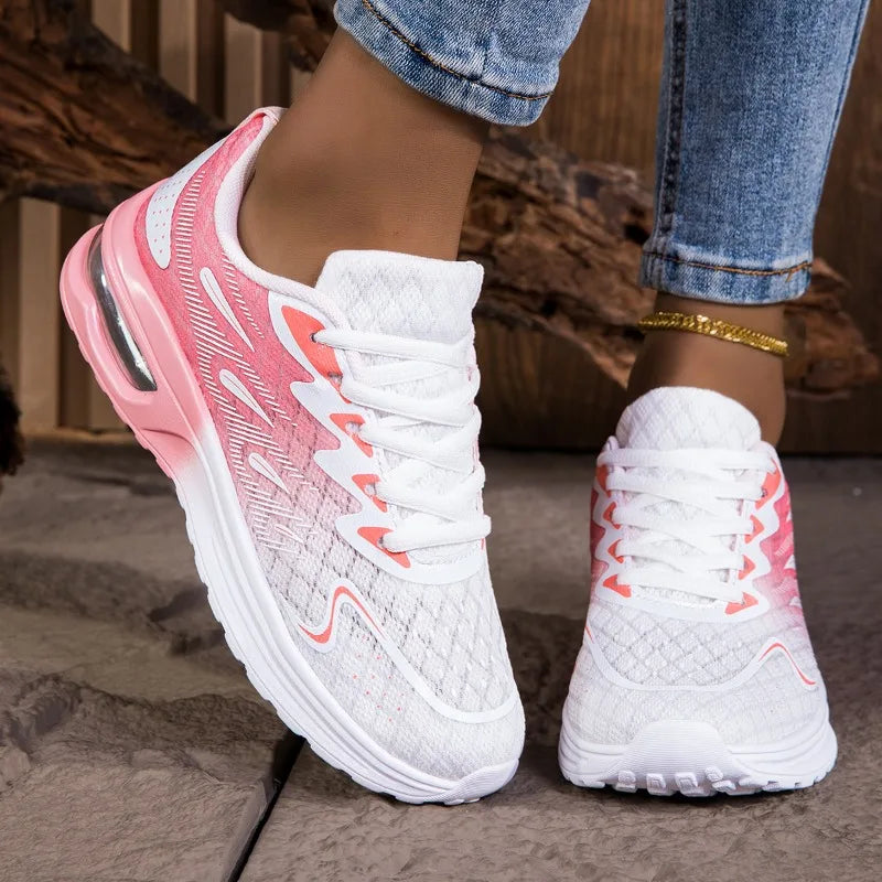 Women’s Lightweight Breathable Running & Walking Sneakers – Non-Slip & Comfortable