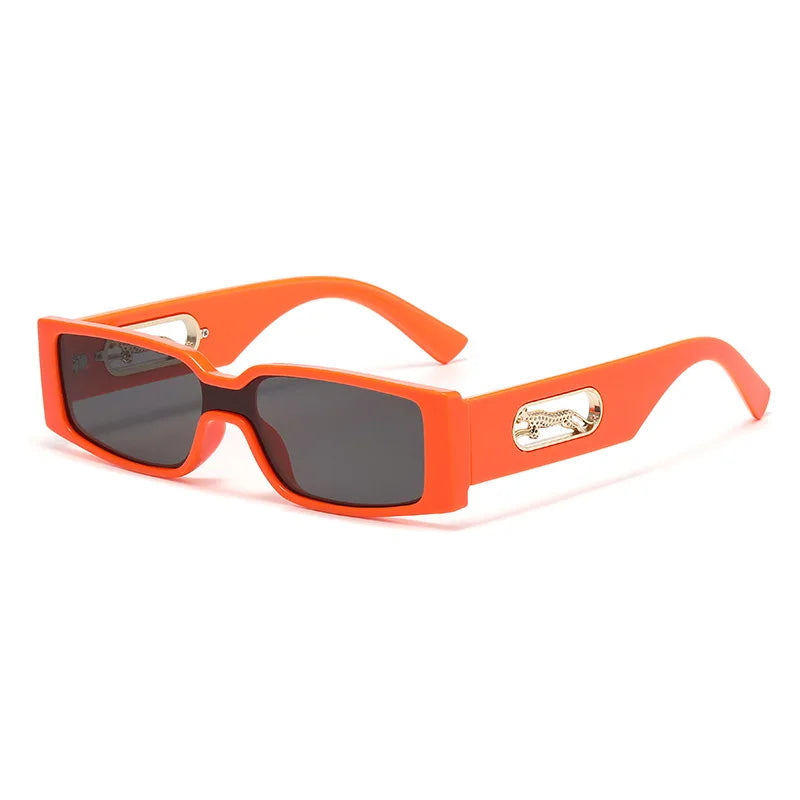 RBB Women’s Square Metal Fashion Sunglasses – Small Frame UV400 Streetwear Eyewear