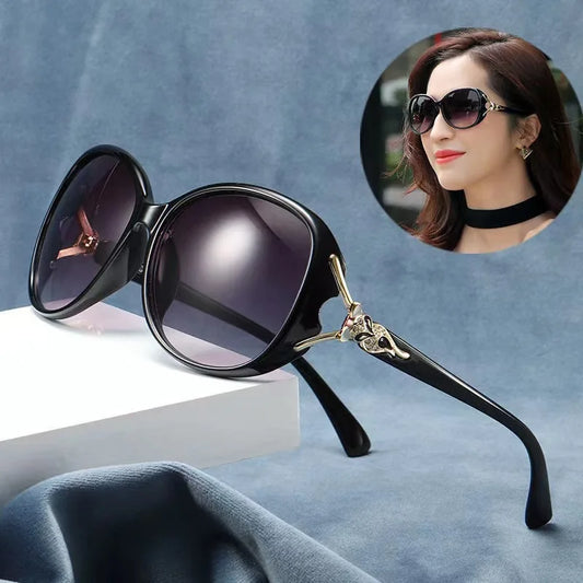 RBB Women’s UV Blocking Textured Gradient Black Sunglasses – Outdoor Fashion Eyewear