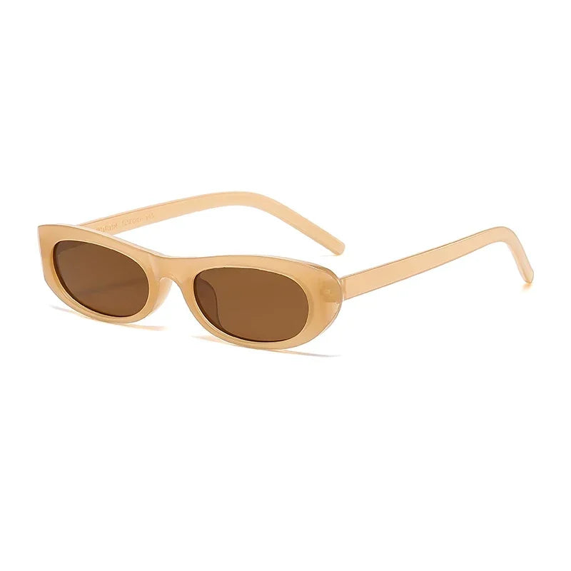 RBB Retro Oval Sunglasses for Women – 2024 Small Frame Street Style Fashion