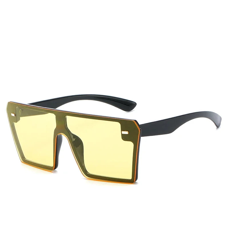 RBB Oversized Square Sunglasses – Retro Gradient UV400 Eyewear for Women & Men (2024)