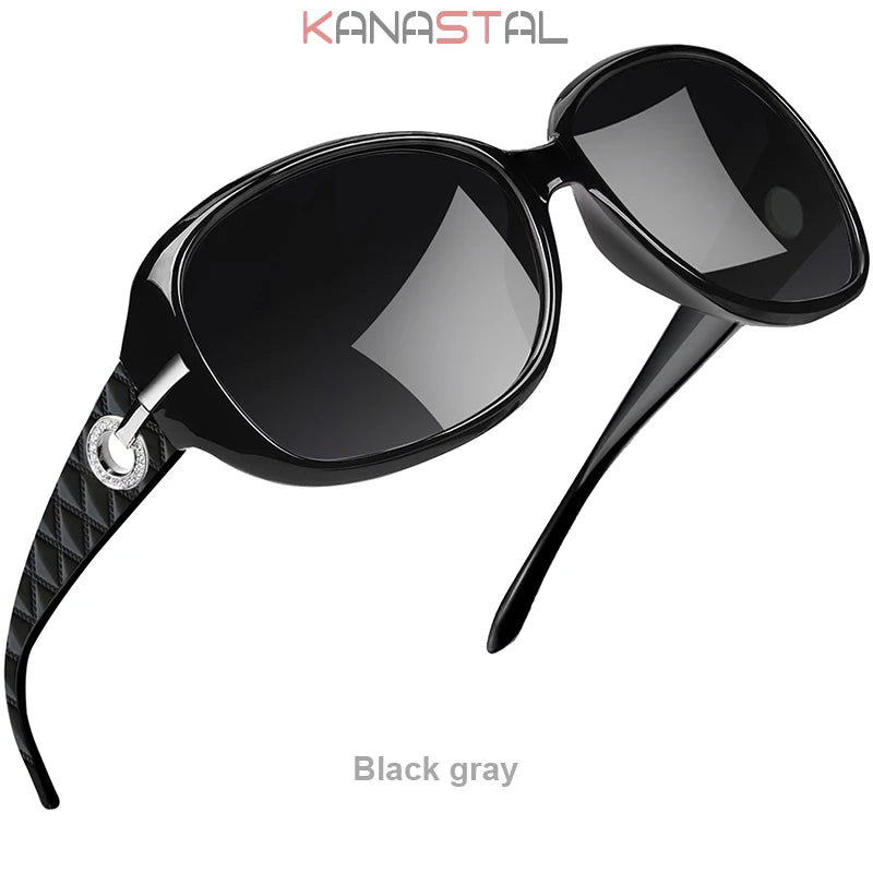 RBB Women’s Polarized Sunglasses – UV400 Retro Diamond Butterfly Frame Fashion Eyewear