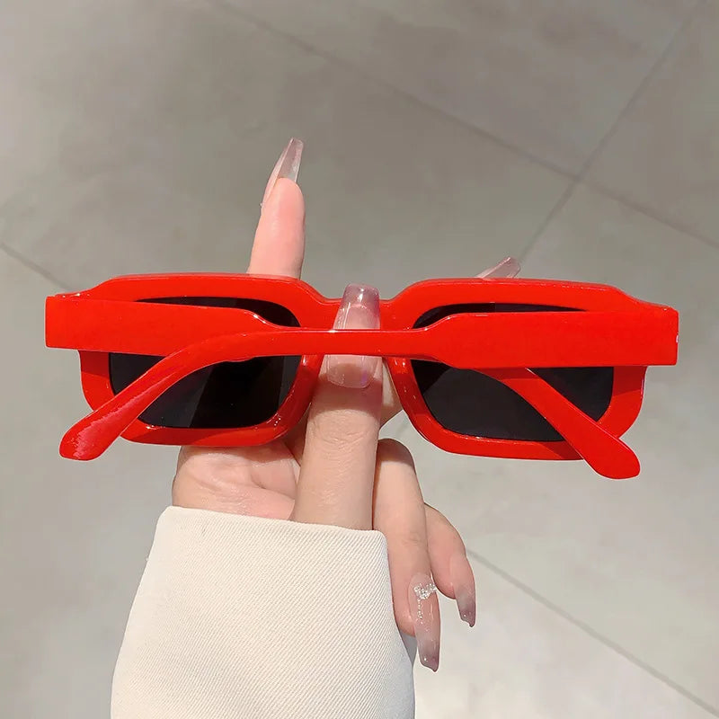 RBB Vintage Rectangle Sunglasses – Unisex Retro Luxury UV400 Fashion Eyewear