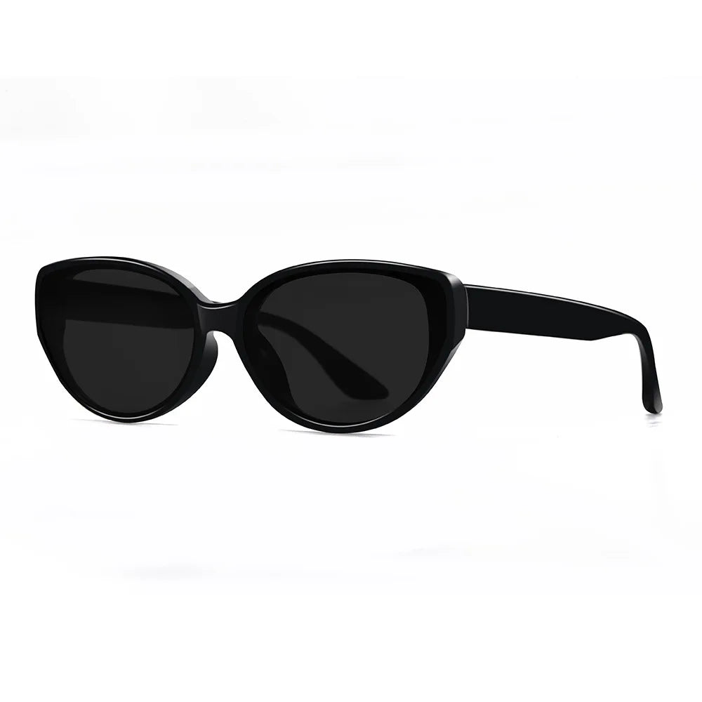 RBB Cat-Eye Polarized Sunglasses for Women | UV Protection | White Square Frame