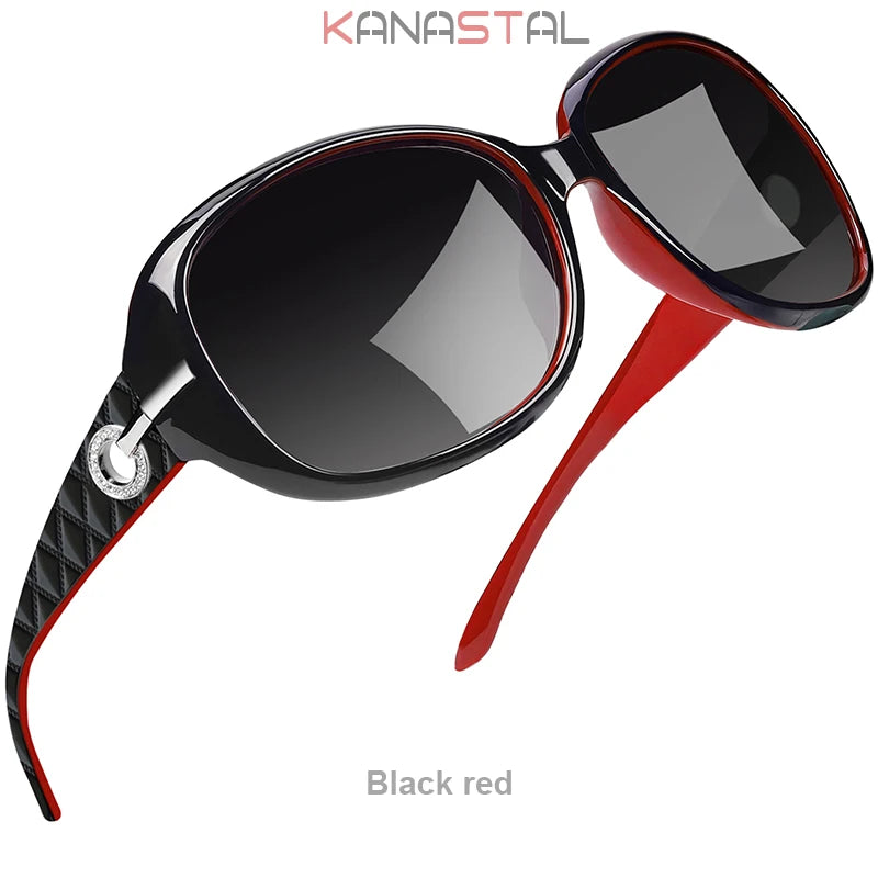RBB Women’s Polarized Sunglasses – UV400 Retro Diamond Butterfly Frame Fashion Eyewear