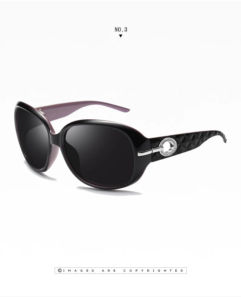RBB Women’s Polarized Sunglasses – UV400 Retro Diamond Butterfly Frame Fashion Eyewear