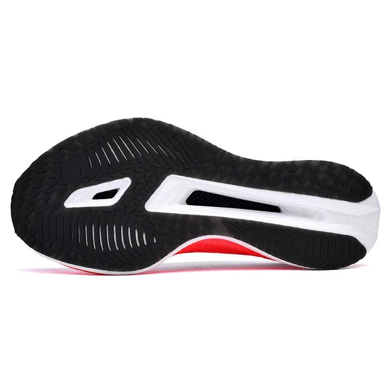 Men’s Fashion Running Shoes – Breathable Mesh, Carbon Plate, Rubber Outsole | Red Rabbit Limited Edition