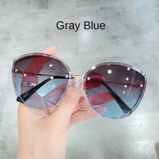 RBB Vintage Borderless Sunglasses – Women’s Luxury Ocean Lens UV400 Eyewear