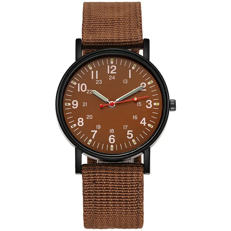 RBB Military Men’s Watch – Outdoor Sports Quartz Wristwatch with Nylon Band & Luminous Display