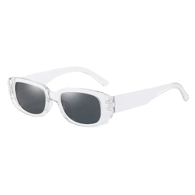 RBB Vintage Oval Sunglasses – UV400 Small Rectangle Ellipse Eyewear for Women