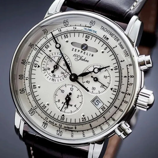 RBB Men's Luxury Quartz Watch – Leather Band, Business & Casual