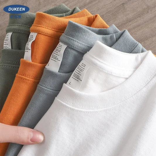 RBB Men’s Oversized Heavyweight T-Shirt – 280gsm Cotton, Summer Casual Tee