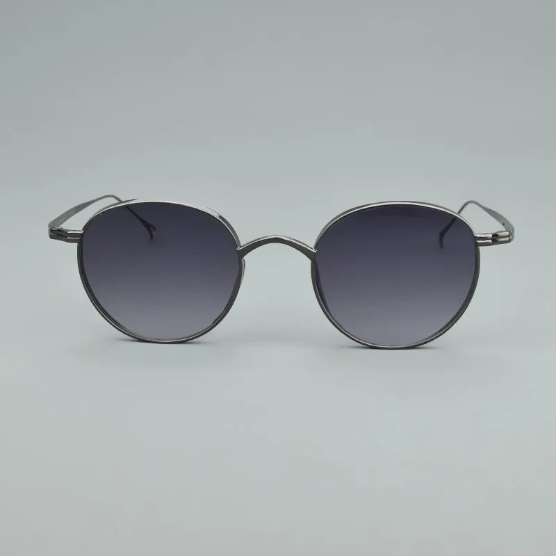 RBB 2025 Luxury Oval Sunglasses – Vintage Titanium UV400 Eyewear for Men & Women