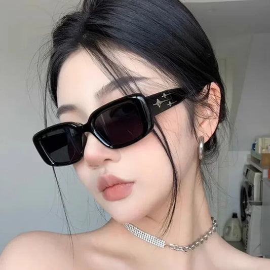RBB Retro Y2K Small Square Cat Eye Sunglasses – Fashion Colorful Mirror Goggles for Women & Men | Sports & Punk Style
